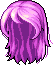 Black Valerie Hair, purple