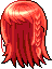 Black Crystal Hair, red