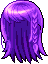 Black Crystal Hair, purple