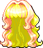 Black Double Duchess Hair, blonde