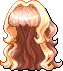 Black Double Duchess Hair, brown