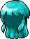 Black Kanna Hair, green