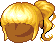 Black Twinkling Hair, blonde