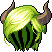 Neat Boyish Hair, green