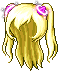 Black Angelic Buster Hair, blonde