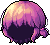 Black Cute Honey Hair, purple