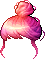Flower Bun, red