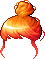 Flower Bun, orange