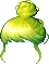 Flower Bun, green