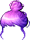 Flower Bun, purple