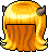 Nova Long Curly Hair, blonde