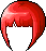 Cute Kanna Bob, red