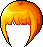 Cute Kanna Bob, orange