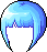 Cute Kanna Bob, blue