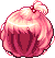 Black Cotton Candy Hair, red