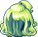 Lilac Hair, green
