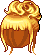 Black Foxy Tail Hair, blonde