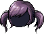 Black Cutesy Twin Tail Hair