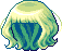 C-Curl Perm Hair, green