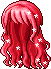 Iris Hair, red