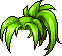 Black Hayato Ponytail, green