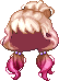 Black Creampuff Hair, brown