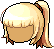 Black Smoothie Ponytail, blonde