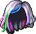 Black Colorful Hair