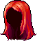 Straight Hair, red