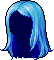 Straight Hair, blue
