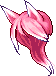 Wolf Tail Hair, red