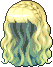 Black Juliet Hair, green