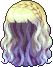 Black Juliet Hair, purple