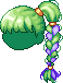 Papaya Hair, green