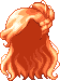 Black Aerial Hair, orange
