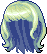Ellinia Hair, green