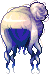 Black Daisy Bun, purple