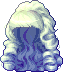 Black Aurora Hair, green