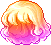 Fluffy Cloud Hair, orange