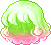 Fluffy Cloud Hair, green