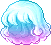 Fluffy Cloud Hair, blue