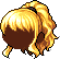 Black Heroine Ponytail, blonde