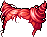 Black Croissant Hair, red
