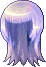 Black Beta Hair, purple