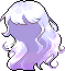 White Fairy Queen Titania Hair, purple