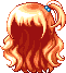 Black Apple Tea Hair, orange
