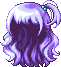 Black Apple Tea Hair, purple