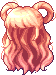 Black Moon Child Hair, red