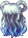 Black Moon Child Hair, blue