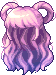 Black Moon Child Hair, purple